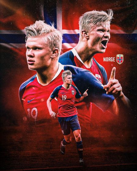 Erling Haaland is a young Norwegian talent